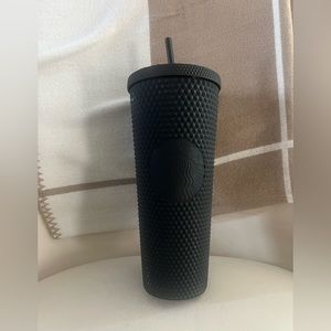 Starbucks matte black studded cup